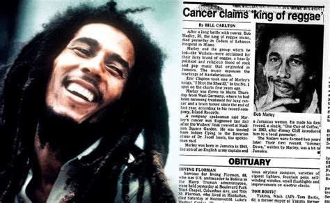 bob marley décès.